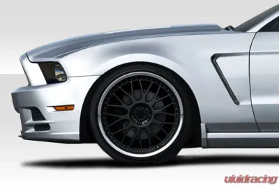 2010-2014 Ford Mustang Duraflex GT350 V1 Look Front Fenders - 2 Piece - 116293