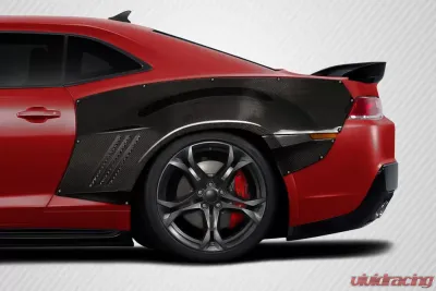 2010-2015 Chevrolet Camaro Carbon Creations RBS Wide Body Rear Fender Flares - 4 Piece - 116309
