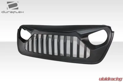 2019-2023 Jeep Wrangler JL Gladiator JT Duraflex Predator Grille - 1 Piece - 116319