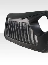2019-2023 Jeep Wrangler JL Gladiator JT Duraflex Predator Grille - 1 Piece                                     - 116319 - Image 4