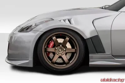 2003-2008 Nissan 350Z Z33 Duraflex AMS GT3 Front Fenders - 2 Piece - 116323