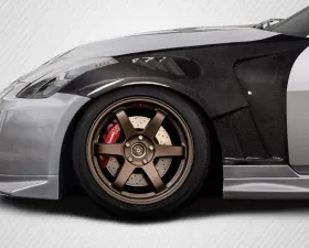 2003-2008 Nissan 350Z Z33 Carbon Creations AMS GT3 Front Fenders - 2 Piece