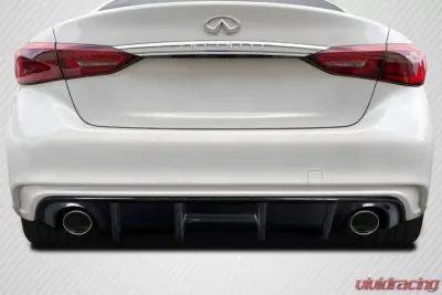 2018-2023 Infiniti Q50 Carbon Creations SRK Rear Diffuser - 1 Piece - 116338
