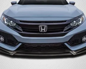 2017-2021 Honda Civic HB Carbon Creations BZ Front Lip Spoiler - 1 Piece