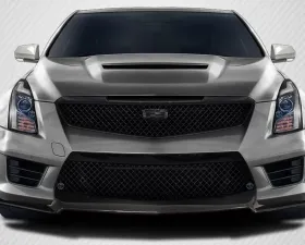 2016-2019 Cadillac ATS-V Carbon Creations V Look Front Lip Spoiler - 1 Piece