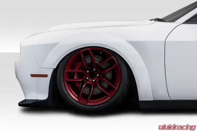 2015-2023 Dodge Challenger Duraflex Demon Look Wide Body Fender Flares - 14 Pieces - 116358