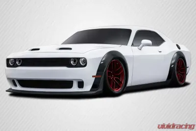 2015-2023 Dodge Challenger Carbon Creations Demon Look Wide Body Fender Flares - 14 Pieces - 116359