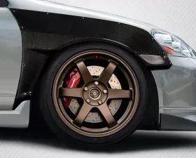 2002-2006 Acura RSX Carbon Creations A1 Front Fender Flares - 4 Piece