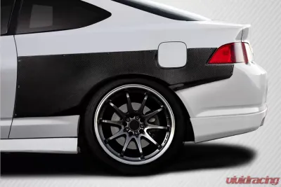 2002-2006 Acura RSX Carbon Creations A1 Rear Fender Flares - 2 Piece - 116450