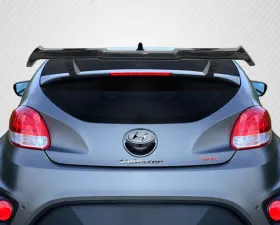 2012-2017 Hyundai Veloster Turbo Carbon Creations MR Wing Spoiler - 3 Piece