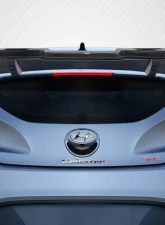 2012-2017 Hyundai Veloster Turbo Carbon Creations MR Wing Spoiler - 3 Piece                                     - 116451 - Image 7