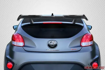 2012-2017 Hyundai Veloster Turbo Carbon Creations MR Wing Spoiler - 3 Piece - 116451