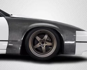 1989-1994 Nissan 240SX S13 Carbon Creations K Power Style Front Fenders - 2 Piece