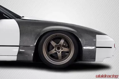 1989-1994 Nissan 240SX S13 Carbon Creations K Power Style Front Fenders - 2 Piece - 116454