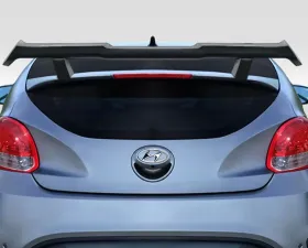 2012-2017 Hyundai Veloster Duraflex Nobo Rear Wing Spoiler - 3 Piece ( non turbo )