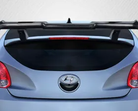 2012-2017 Hyundai Veloster Carbon Creations Nobo Rear Wing Spoiler - 3 Piece ( non turbo )