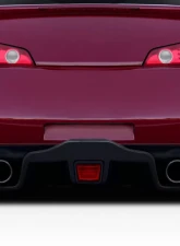 2003-2008 Nissan 350Z Z33 Duraflex F1 Rear Diffuser - 5 Piece ( fits G35 2DR / G37 2DR / 370Z )                                     - 116471 - Image 2