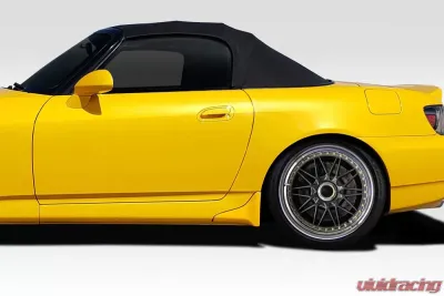 2000-2009 Honda S2000 Duraflex OEM Look Side Skirt Add Ons - 2 Piece - 116488