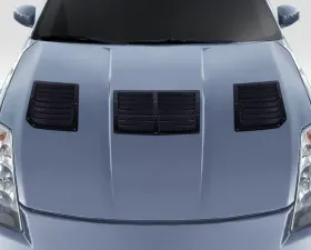2003-2006 Nissan 350Z Z33 Duraflex GT1 Hood Vents - 3 Piece