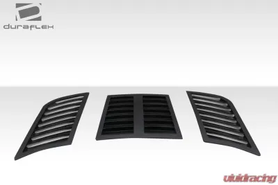 2003-2006 Nissan 350Z Z33 Duraflex GT1 Hood Vents - 3 Piece - 116506
