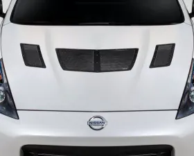 2009-2020 Nissan 370Z Z34 Carbon Creations GT1 Hood Vents - 3 Piece