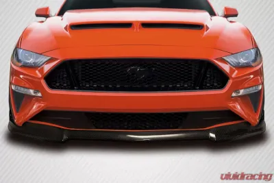 2018-2023 Ford Mustang Carbon Creations CVX Front Lip Spoiler - 1 Piece - 116511