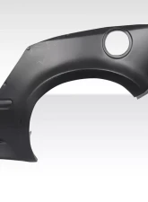 1996-2000 Honda Civic HB Duraflex MMR Rear Fender Flares - 3 Piece                                     - 116513 - Image 3