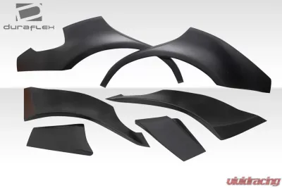 2014-2023 Infiniti Q50 Duraflex Redline Wide Body Rear Fender Flares - 6 Piece - 116524