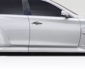 2014-2023 Infiniti Q50 Duraflex Redline Wide Body Side Skirts Rocker Panels - 4 Piece
