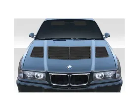 1992-1998 BMW M3 E36 2DR Convertible Duraflex GT1 Hood Vents - 3 Piece