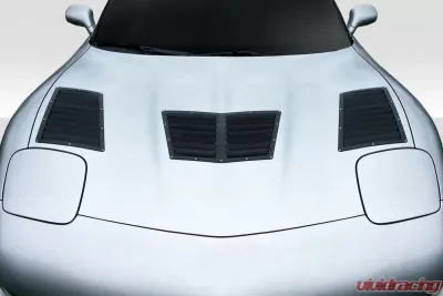1997-2004 Chevrolet Corvette C5 / 2005-2009 Ford Mustang Duraflex GT1 Hood Vents - 3 Piece - 116536