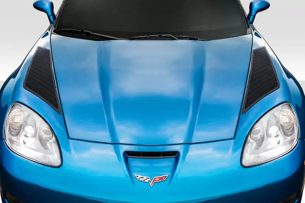 2005-2013 Chevrolet Corvette C6 Duraflex GT1 Fender Vents - 2 Piece - 116552