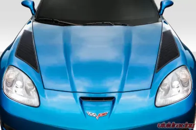 2005-2013 Chevrolet Corvette C6 Duraflex GT1 Fender Vents - 2 Piece - 116552