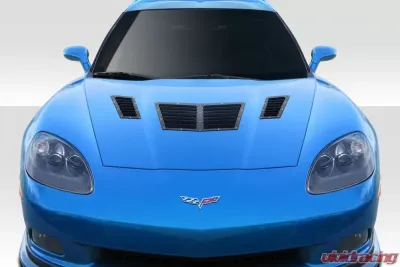 2005-2013 Chevrolet Corvette C6 Duraflex GT1 Hood Vents - 3 Piece - 116554