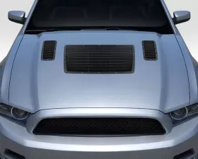 2013-2014 Ford Mustang Duraflex GT1 Hood Vents - 3 Piece