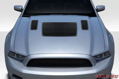 2013-2014 Ford Mustang Duraflex GT1 Hood Vents - 3 Piece - 116568