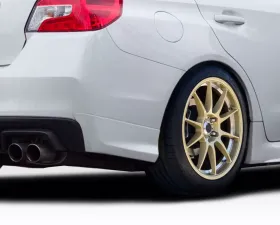 2015-2021 Subaru WRX STI Duraflex OEM Look Splash Guard Rear Add Ons - 2 Piece