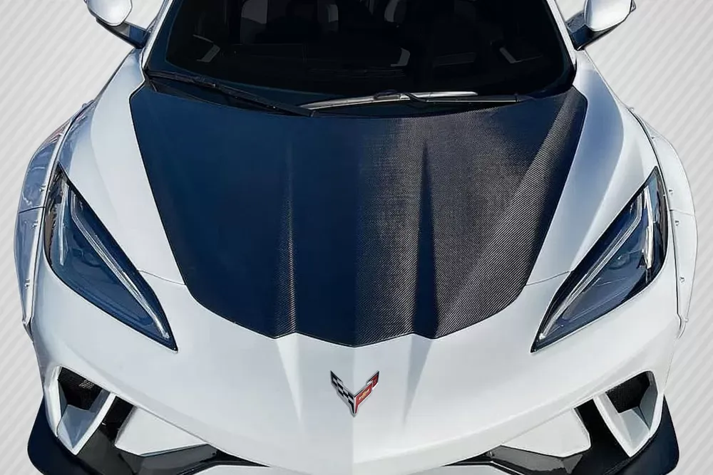 2020-2024 Chevrolet Corvette C8 Carbon Creations OEM Look Hood - 1 Piece - 116582