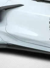 2020-2024 Chevrolet Corvette C8 Carbon Creations Gran Veloce Side Skirt Splitters - 2 Piece                                     - 116586 - Image 2