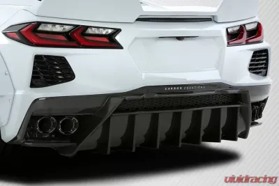 2020-2024 Chevrolet Corvette C8 Carbon Creations Gran Veloce Rear Diffuser - 1 Piece - 116588