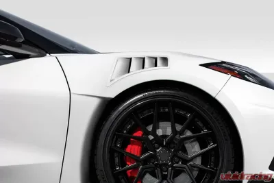 2020-2024 Chevrolet Corvette C8 Duraflex Gran Veloce Front Fender Vents - 2 Piece - 116593