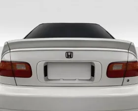 1992-1995 Honda Civic 4DR Duraflex Dragster Rear Wing Spoiler - 3 Piece