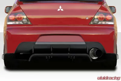 2003-2006 Mitsubishi Lancer Evolution 8 9 Duraflex VRS Rear Diffuser - 3 Piece - 116615