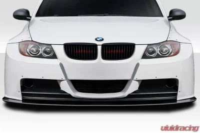 2006-2008 BMW 3 Series E90 4DR Duraflex HX Wide Body Front Bumper Cover Add Ons - 2 Piece - 116621