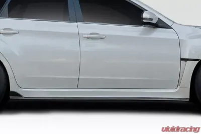 2008-2014 Subaru Impreza STI 4DR / 5DR / 2011-2014 Impreza WRX 4DR / 5DR Duraflex STI S206 Look Side Skirt Splitters - 2 Piece - 116637