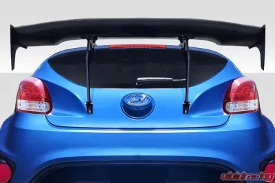 2012-2017 Hyundai Veloster Duraflex RGT Rear Wing Spoiler - 5 Piece - 116658