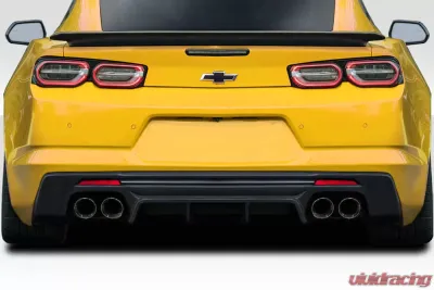 2016-2023 Chevrolet Camaro Duraflex Shark Rear Diffuser - 1 Piece ( Quad exhaust version) - 116707