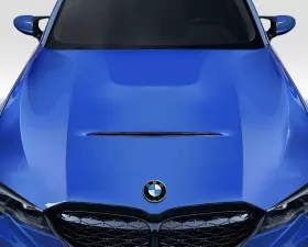 2019-2022 BMW 3 Series G20 Duraflex CS Look Hood - 1 Piece