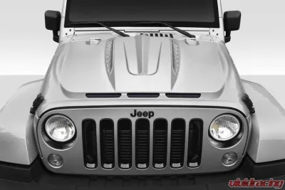 2019-2023 Jeep Wrangler JL Gladiator JT Duraflex Beast Hood - 1 Piece - 116864