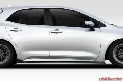 2019-2024 Toyota Corolla Hatchback Duraflex T Spec Side Skirt Splitters - 2 Piece - 116879
